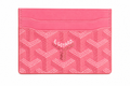 Pink GoYard Card Holder