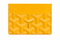 Yellow GoYard Card Holder