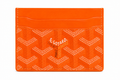 Orange GoYard Card Holder
