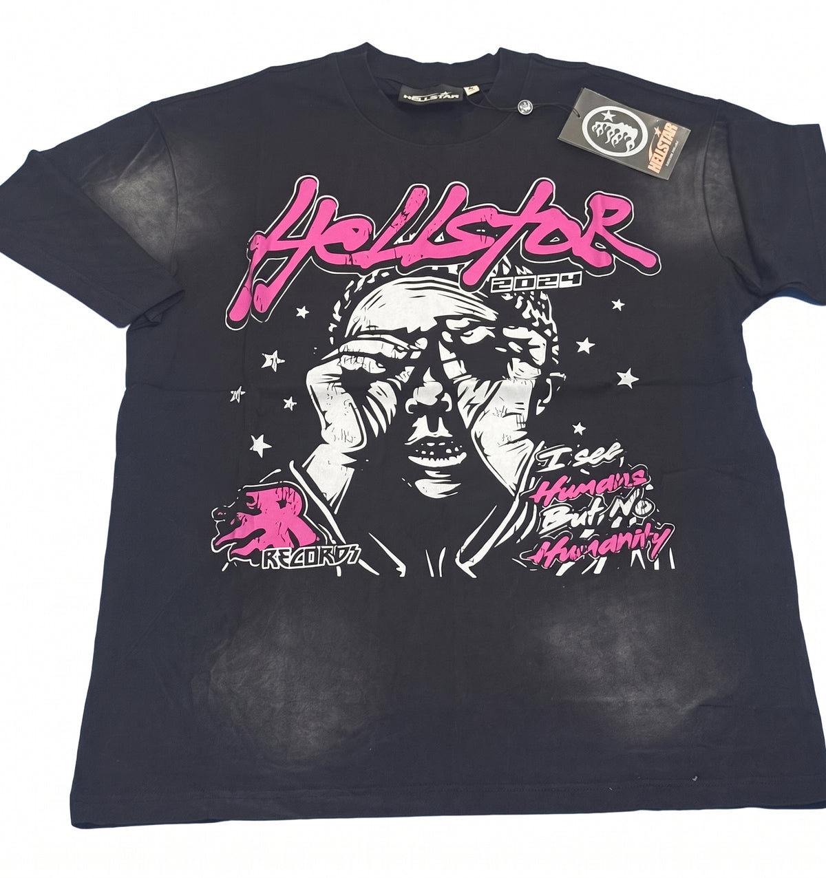 Black Hellstar Records "I See Humans But No Humanity" Graphic t-shirt